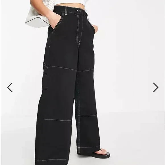 Topshop petite hot sale straight leg jeans